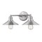 Z-Lite Casa 2 Light Vanity, Brushed Nickel 613-2V-BN - alternate 1
